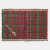 Royal Stewart Tartan Kariert Custom Throw Blanket Decke (Vorderseite)
