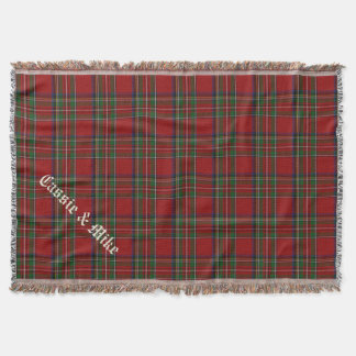 Royal Stewart Tartan Kariert Custom Throw Blanket Decke