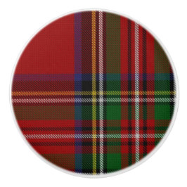 Royal Stewart Tartan Kariert Drawer Pull Keramikknauf