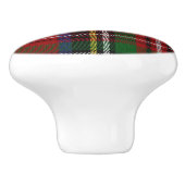 Royal Stewart Tartan Kariert Drawer Pull Keramikknauf (Seitenansicht)