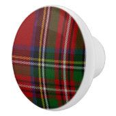 Royal Stewart Tartan Kariert Drawer Pull Keramikknauf (Rechts)