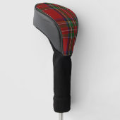 Royal Stewart Tartan Kariert Driver Cover Golf Headcover (angewinkelt)