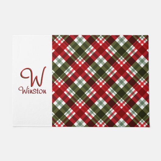 Royal Stewart Tartan Kariert Fußmatte (Vorderseite)