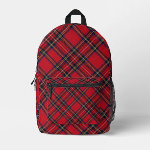 Royal Stewart tartan kariert Print Cut Sew Bag Bedruckter Rucksack