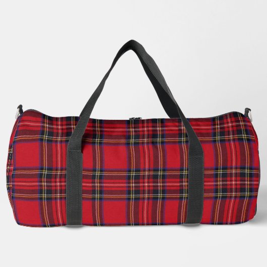 Royal Stewart tartan kariert Print Cut Sew Bag Duffle Bag (Vorderseite)