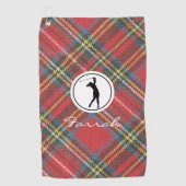 Royal Stewart Tartan Kariert Print, Women's Golfhandtuch (Vorderseite)
