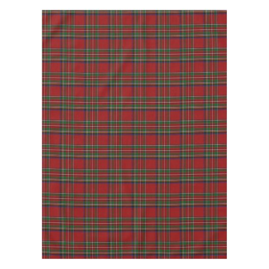 Royal Stewart Tartan Kariert Table Cloud Tischdecke (Vorderseite)