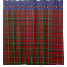 Royal Stewart Tartan Karierter Duschvorhang