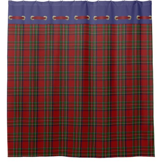Royal Stewart Tartan Karierter Duschvorhang (Vorderseite)