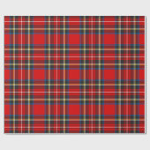 Royal Stewart Tartan Kariertes schottisches Muster Geschenkpapier (Flach)