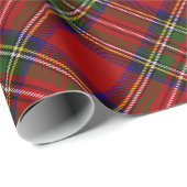 Royal Stewart Tartan Kariertes schottisches Muster Geschenkpapier (Rolleneckpunkt)