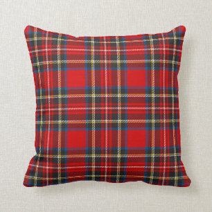 Royal Stewart Tartan Kariertes schottisches Muster Kissen