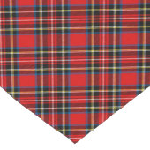 Royal Stewart Tartan Kariertes schottisches Muster Kurzer Tischläufer (Ecke)