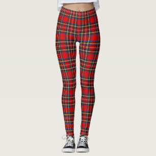 Royal Stewart Tartan Kariertes schottisches Muster Leggings