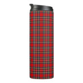 Royal Stewart Tartan Kariertes schottisches Muster Thermosbecher (Nach rechts gedreht)