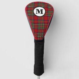 Royal Stewart Tartan Karo Schottischer Clan Monogr Golf Headcover