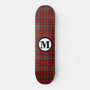 Royal Stewart Tartan Karo Schottischer Clan Monogr Skateboard