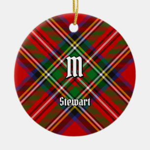 Royal Stewart Tartan Keramik Ornament