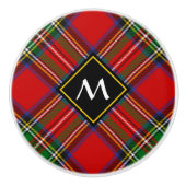 Royal Stewart Tartan Keramikknauf (Vorderseite)