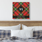 Royal Stewart Tartan Leinwanddruck (Insitu (Schlafzimmer))