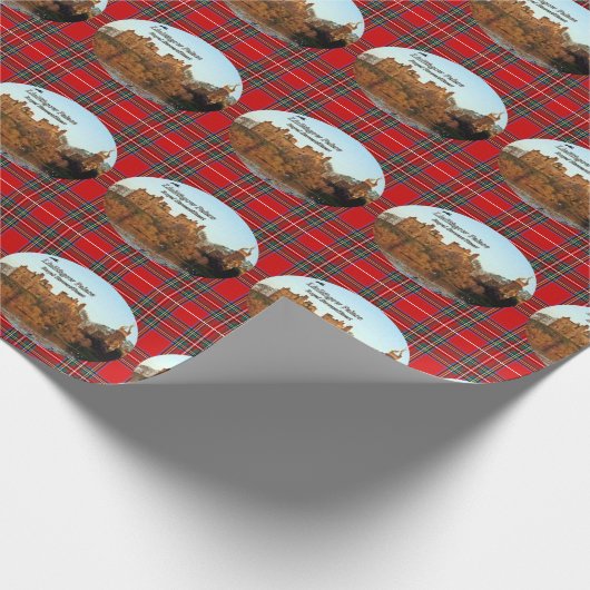 Royal Stewart Tartan - Linlithgow Palace Geschenkpapier (Ecke)