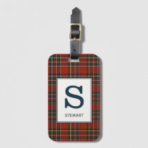 Royal Stewart Tartan Mit Monogramm