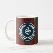 Royal Stewart Tartan Monogram Kaffeetasse (Links)