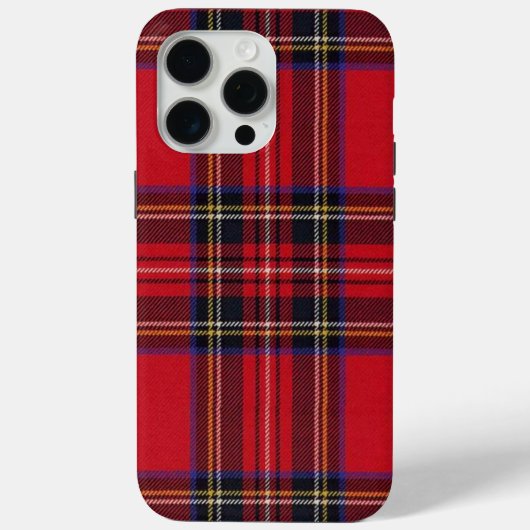 Royal Stewart tartan Red kariert Case-Mate iPhone Hülle (Rückseite)