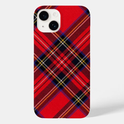 Royal Stewart tartan Red kariert Case-Mate iPhone Hülle (Rückseite)
