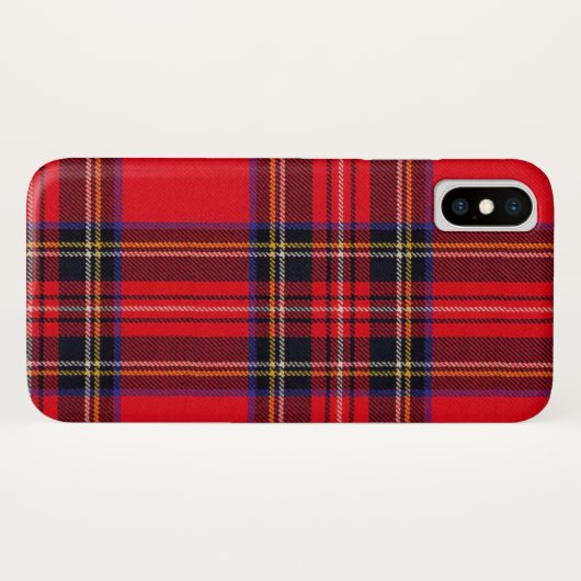 Royal Stewart tartan Red kariert Case-Mate iPhone Hülle (Rückseite (Horizontal))