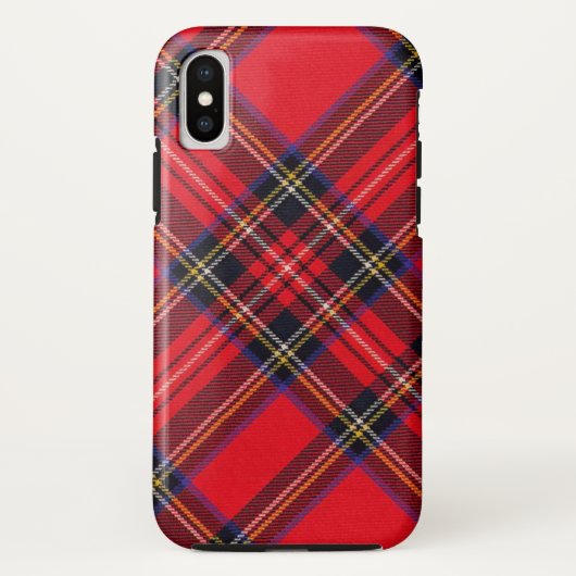 Royal Stewart tartan Red kariert Case-Mate iPhone Hülle (Rückseite)