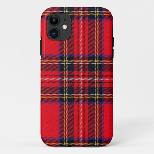 Royal Stewart tartan Red kariert Case-Mate iPhone Hülle (Rückseite)