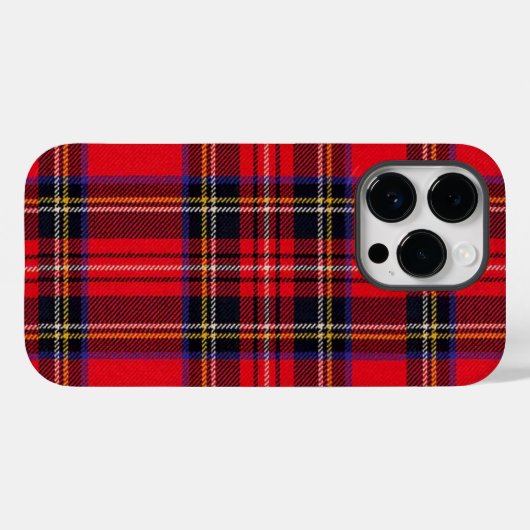 Royal Stewart tartan Red kariert Case-Mate iPhone Hülle (Rückseite (Horizontal))