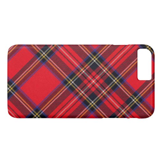 Royal Stewart tartan Red kariert Case-Mate iPhone Hülle (Rückseite (Horizontal))