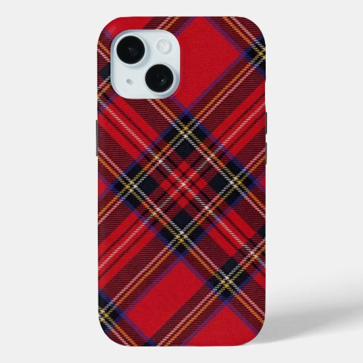 Royal Stewart tartan Red kariert Case-Mate iPhone Hülle (Rückseite)