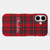 Royal Stewart Tartan Red Kariert Case-Mate iPhone Hülle (Rückseite (Horizontal))