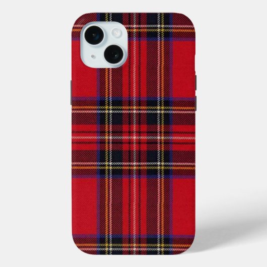 Royal Stewart tartan Red kariert Case-Mate iPhone Hülle (Rückseite)