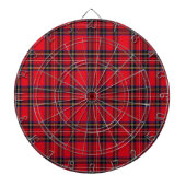 Royal Stewart tartan Red kariert Dartscheibe (vorne)