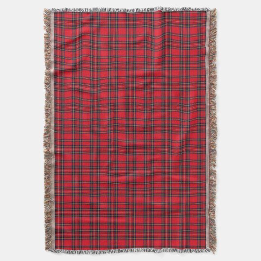 Royal Stewart tartan Red kariert Decke (Vorderseite Vertikal)