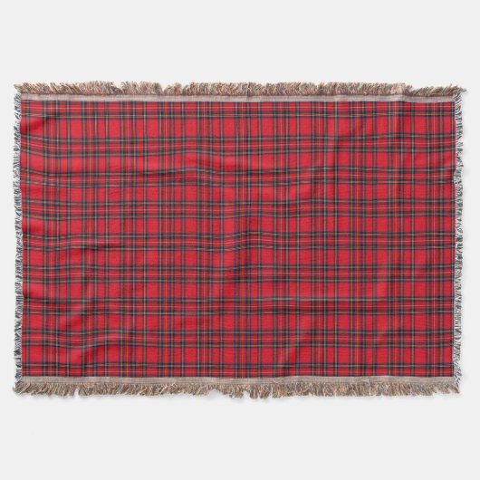 Royal Stewart tartan Red kariert Decke (Vorderseite)