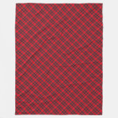 Royal Stewart tartan Red kariert Fleecedecke (Vorderseite)