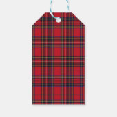 Royal Stewart Tartan Red Kariert Geschenkanhänger (Rückseite)