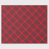 Royal Stewart tartan Red kariert Geschenkpapier (Flach)