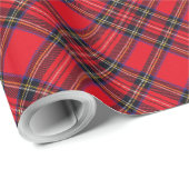 Royal Stewart tartan Red kariert Geschenkpapier (Rolleneckpunkt)