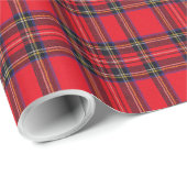 Royal Stewart tartan Red kariert Geschenkpapier (Rolleneckpunkt)