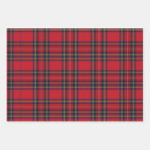 Royal Stewart Tartan Red Kariert Geschenkpapier Set (Vorderseite)