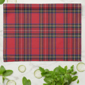 Royal Stewart Tartan Red Kariert Geschirrtuch (Gefaltet)