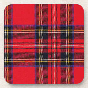 Royal Stewart tartan Red kariert Getränkeuntersetzer