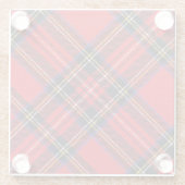 Royal Stewart tartan Red kariert Glasuntersetzer (Rückseite)