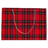 Royal Stewart tartan Red kariert Große Geschenktüte (Rückseite)